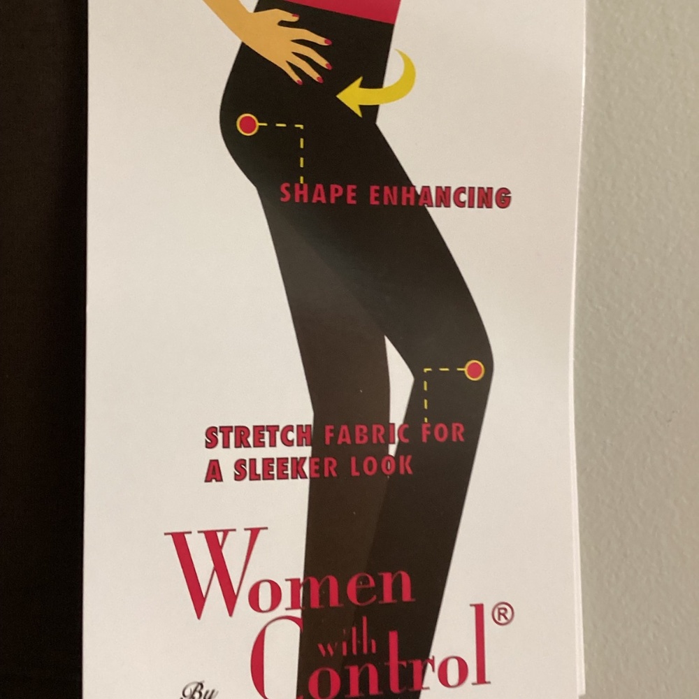 NWT Women with Control shape enhancing pants, size MEDIUM TALL in brown - Picture 5 of 8